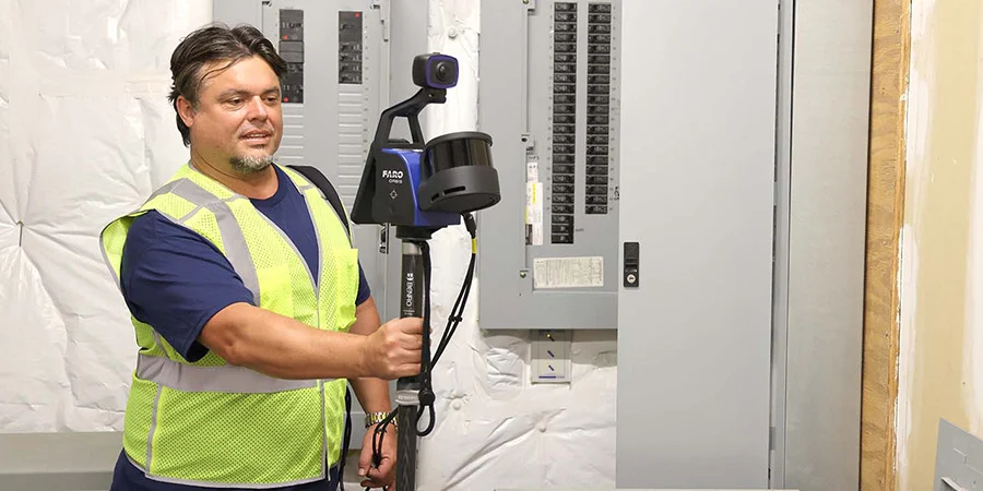 FARO Orbis handheld scanner indoor